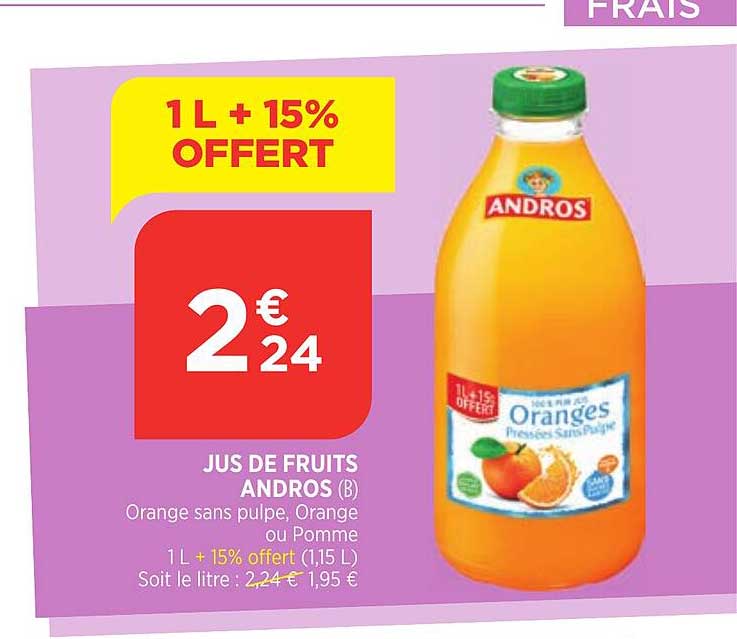 Jus De Fruits Andros