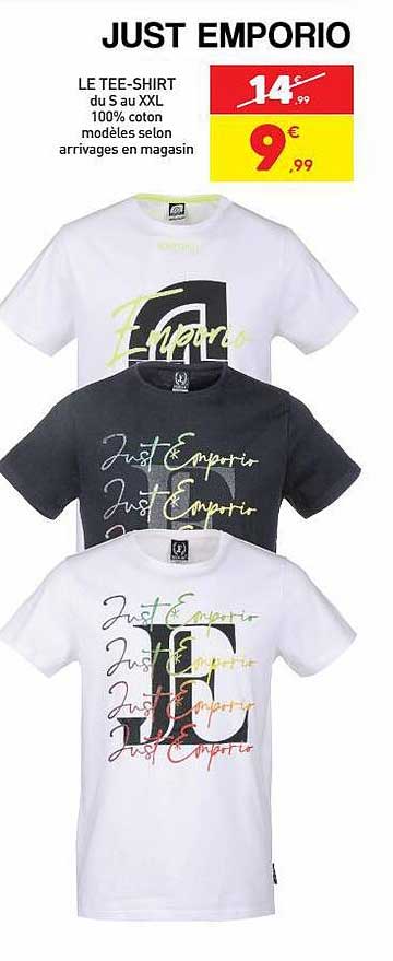 just emporio le tee-shirt