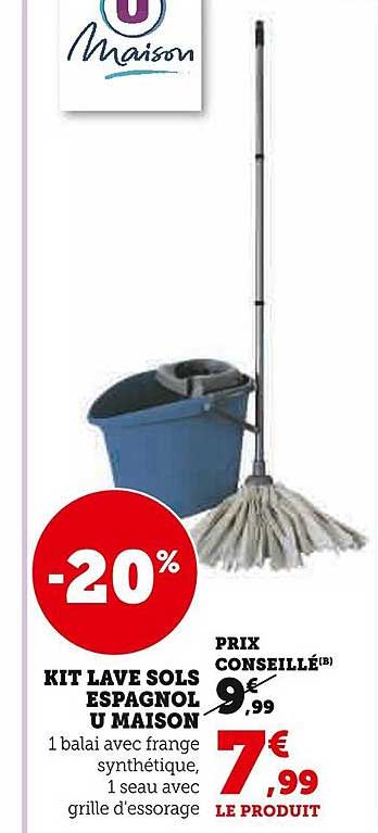 kit lave sols espagnol u maison