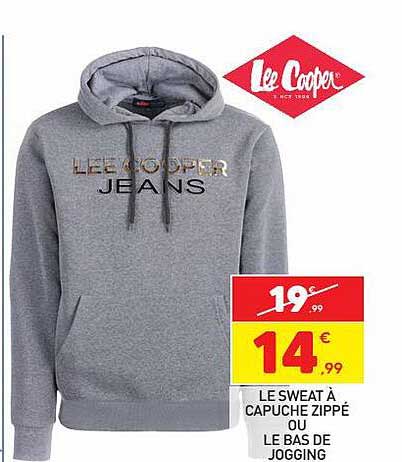 Le Sweat à Capuche Zippé Ou Le Bas De Jogging