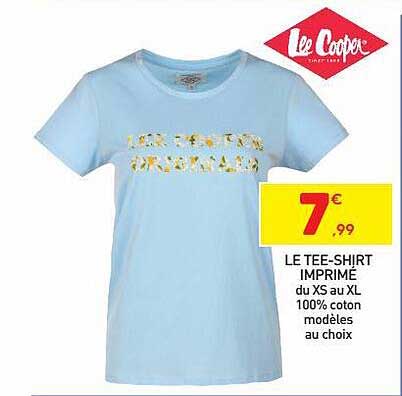le tee-shirt imprimé