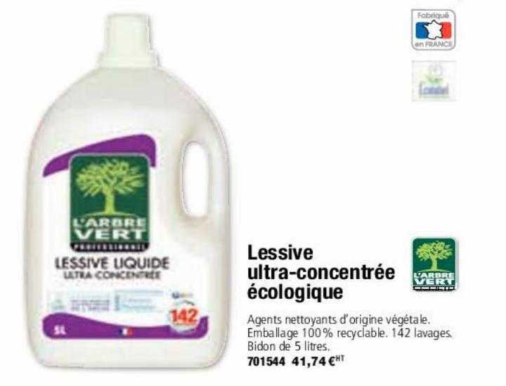 lessive ultra-concentrée l'arbre vert