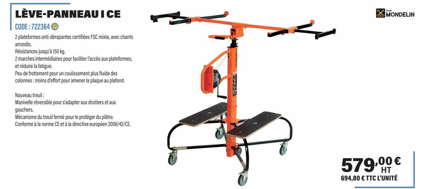 lève-panneau i ce mondelin