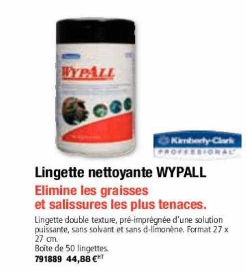 lingette nettoyante wypall