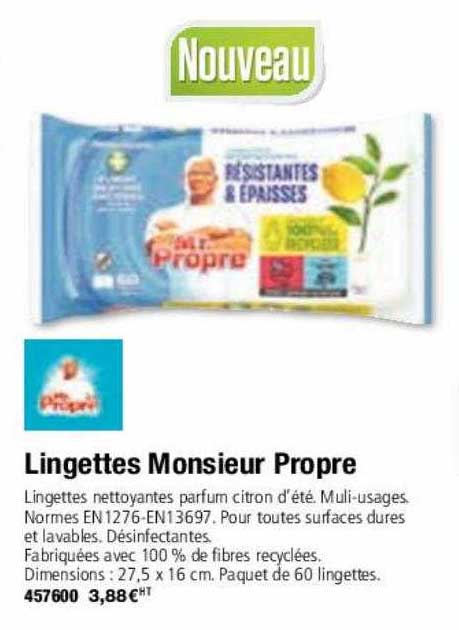 lingettes monsieur propre