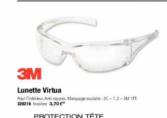 lunette virtua 3m