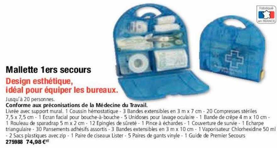 mallette 1ers secours
