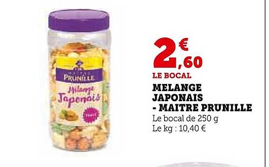 mélange japonais - maître prunille