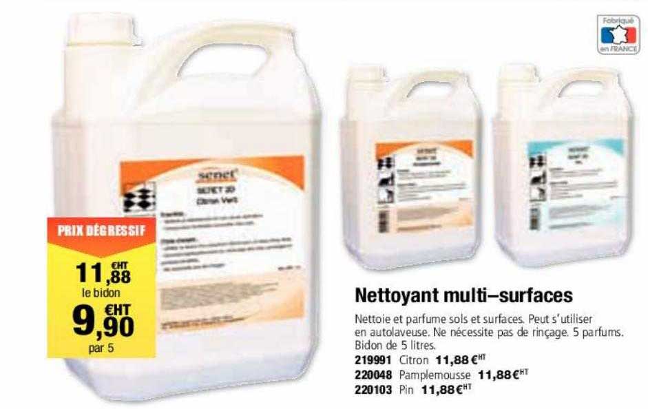nettoyant multi-surfaces