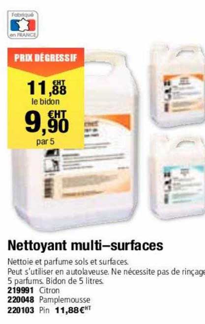 nettoyant multi-surfaces