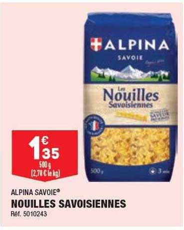 nouilles savoisiennes alpina savoie