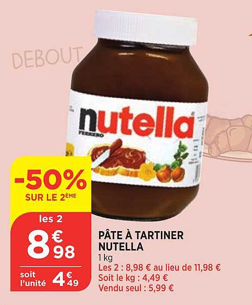Pâte à Tartiner Nutella