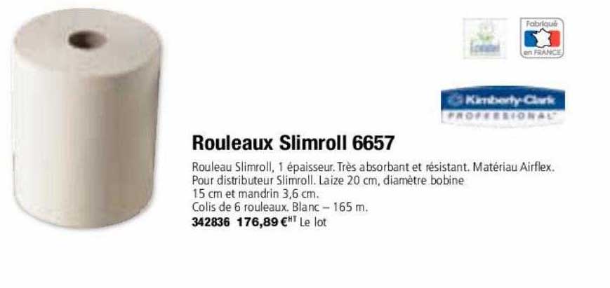 rouleaux slimroll 6657