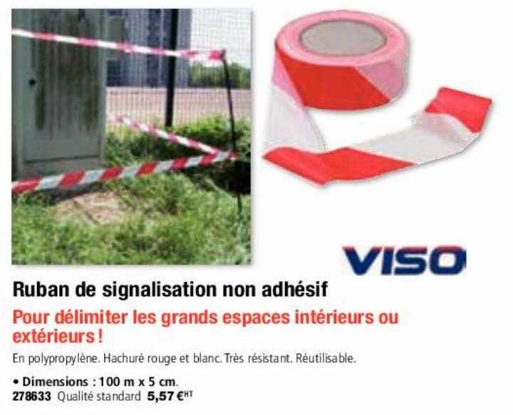 ruban de signalisation non adhésif viso