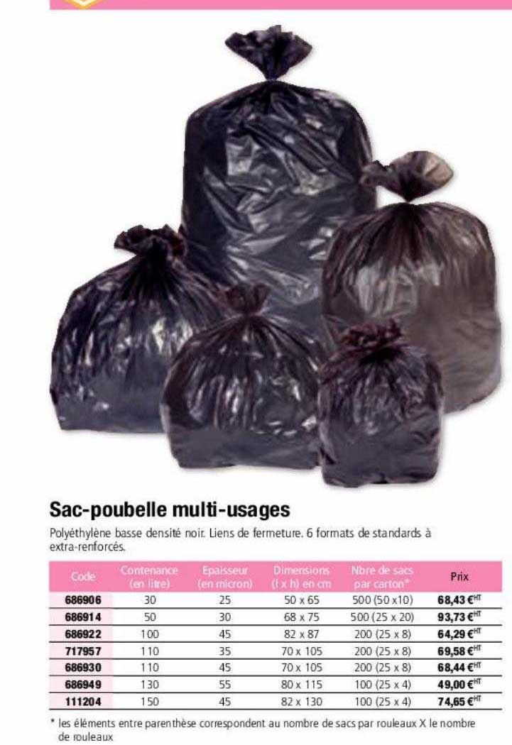 sac-poubelle multi-usages
