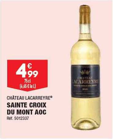 sainte croix du mont aoc château lacarreyre