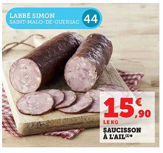 Saucisson à L'ail
