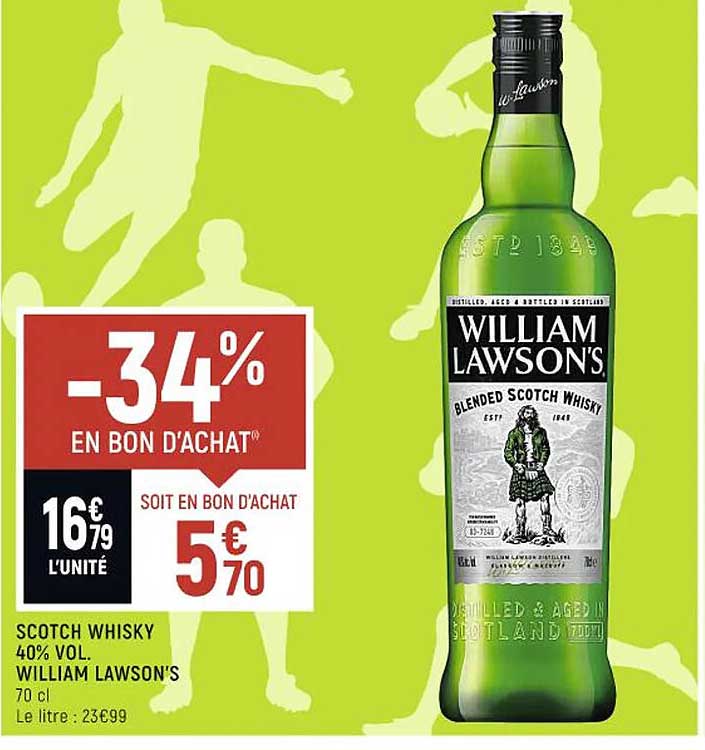 scotch whisky 40% vol. william lawson's