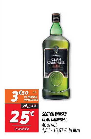 scotch whisky clan campbell