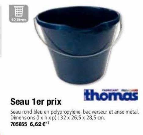 seau 1er prix thomas
