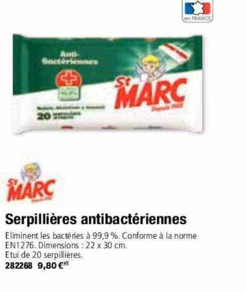 serpillières antibactériennes st marc