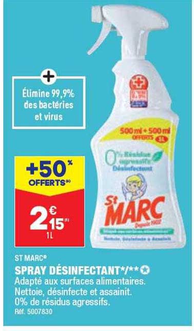 spray désinfectant st marc