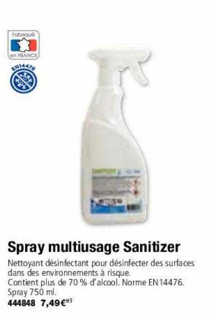 spray multiusage sanitizer