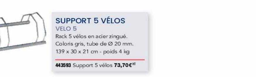 support 5 vélos vélo 5