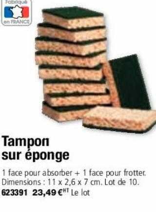 Tampon Sur éponge