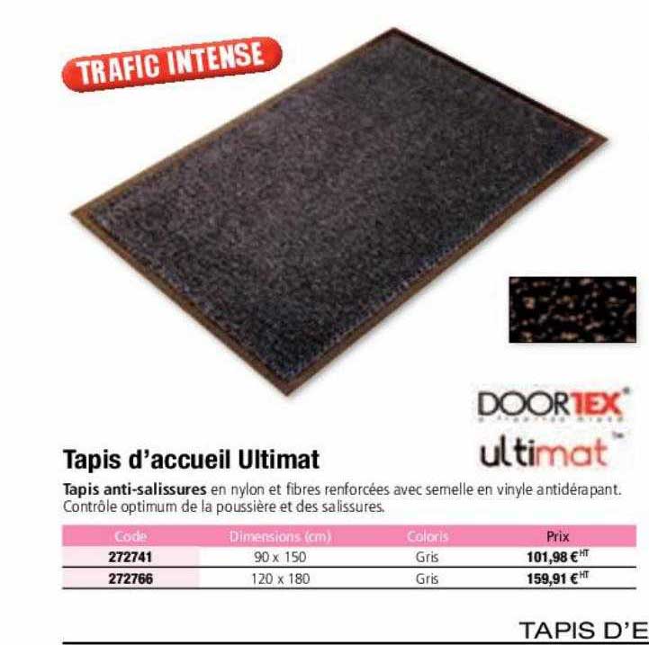 tapis d'accueil ultimat
