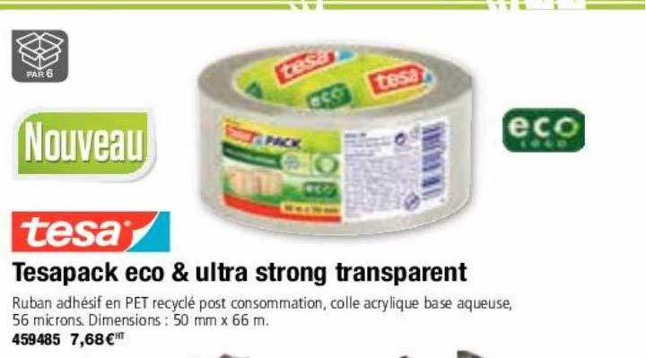 tesapack eco & ultra strong transparent tesa