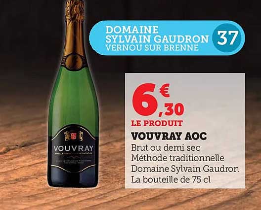 vouvray aoc domaine sylvain gaudron