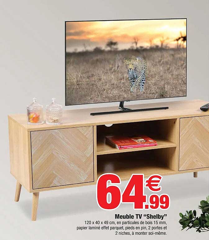 meuble tv "shelby"