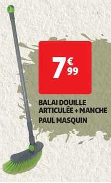 balai douille articulée + manche paul masquin