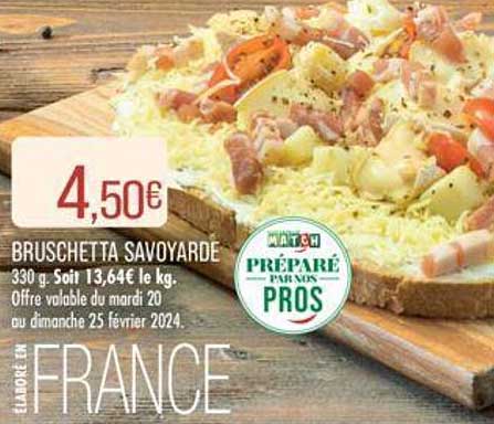 bruschetta savoyarde