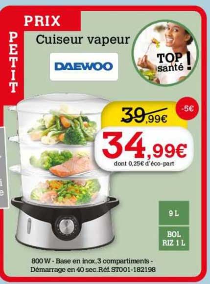 Cuiseur Vapeur Daewoo