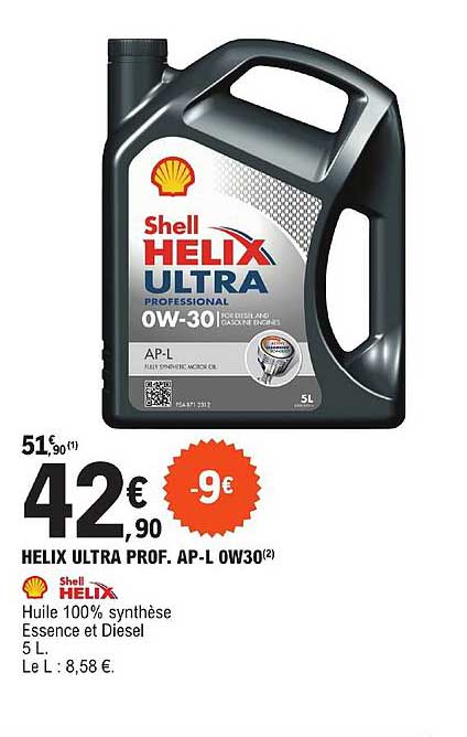 helix ultra prof ap-l 0w30