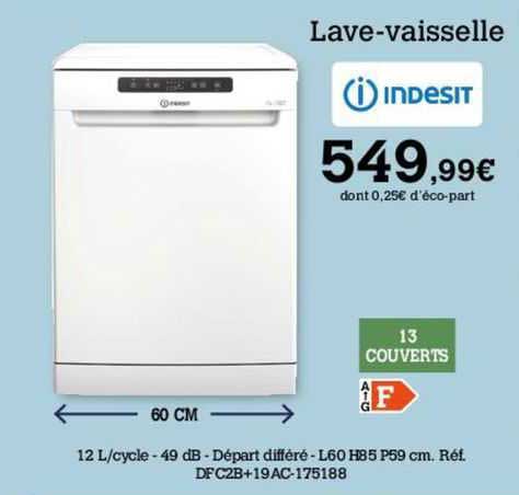lave-vaisselle indesit