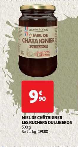 Miel De Châtaigner Les Ruchers Du Luberon