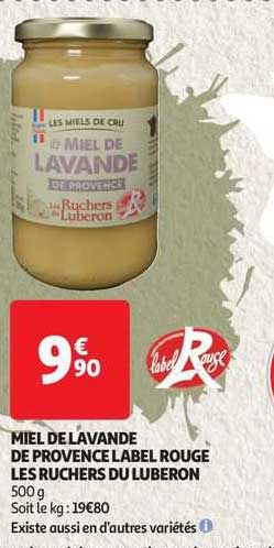 miel de lavande de provence label rouge les ruchers du luberon