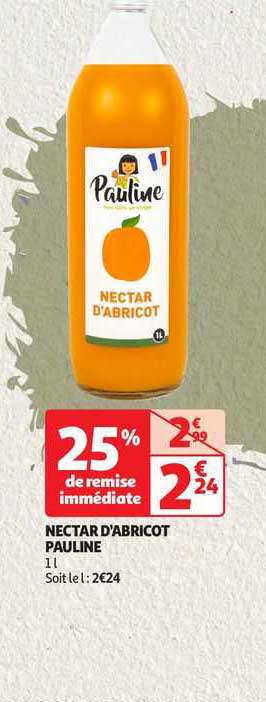 nectar d'abricot pauline