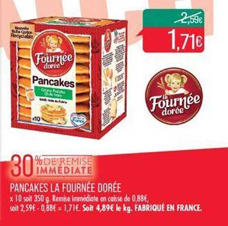 pancakes la fournée dorée