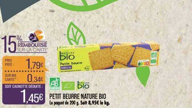 Petit Beurre Nature Bio