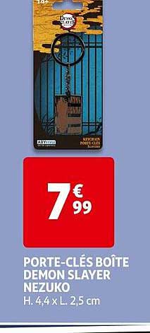porte-clés boîte demon slayer nezuko