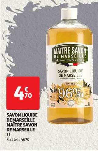 savon liquide de marseille maître savon de marseille