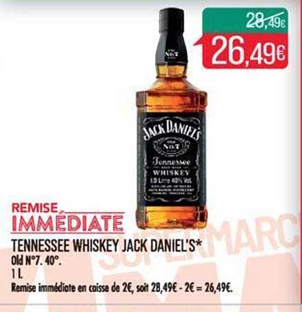 tennessee whiskey jack daniel's