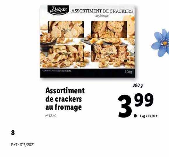 Assortiment De Crackers Au Fromage Deluxe