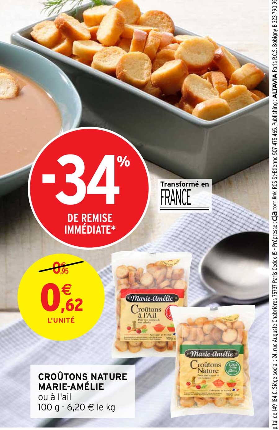 Croûtons Nature Marie-amélie