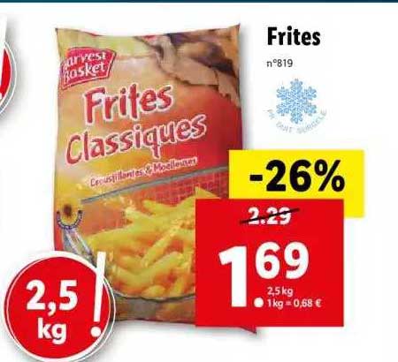 frites harvest basket