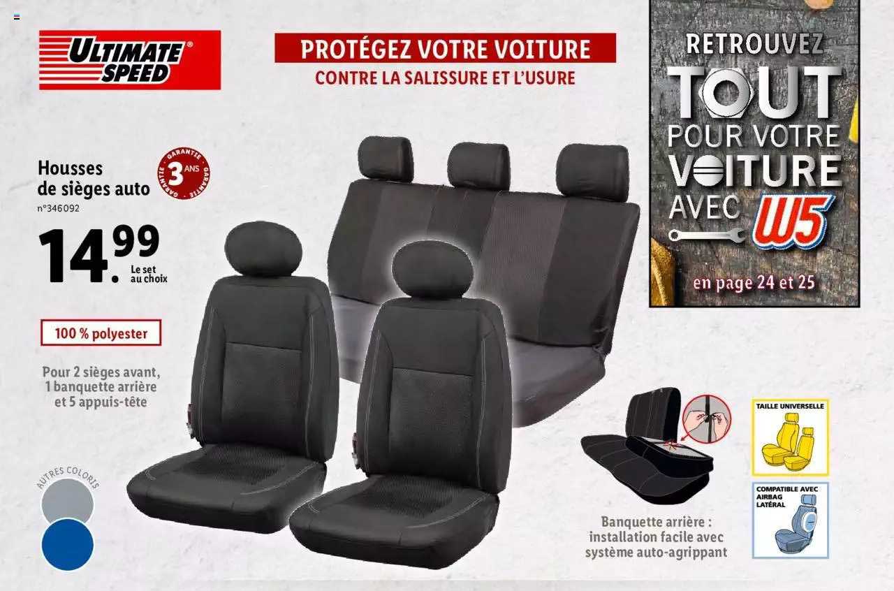 housses de sièges auto ultimate speed